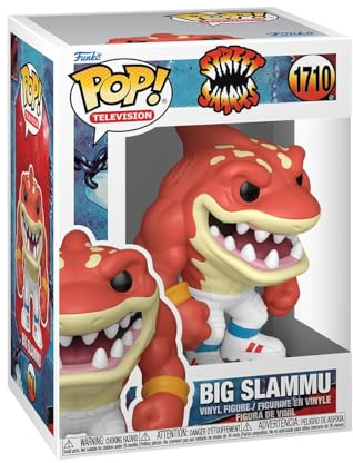 Funko POP! Street Sharks - Big Slammu | Offizielles Cartoon/Animation Merch - Vinyl Sammelfigur als Regal Deko - Geschenkidee zum Geburtstag für Fans und Sammler