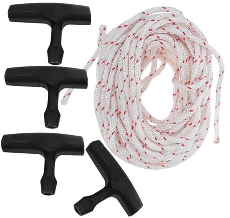 Milisten Corde De Démarrage Pour Tondeuse à Gazon Souffleur Coupe-bordures Poignée De Corde Kit De Remplacement Compatible Avec Divers Outils De Jardinage