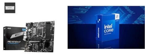 MSI PRO B760M-P Motherboard + Intel® Core™ i7-14700K Desktop Processor 20 cores