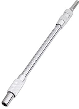 LIFKOME Extensión De Taladro Flexible De Eje Metálico Para Destornilladores Espacios Estrechos Soporte Para Brocas Para Electrónica y Muebles