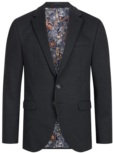 JEFF Herren JFMax Sakko Anzugjackett Blazer mit Viskose-Anteil und Stretch | Elegantes Stretch Sakko mit bequemer Passform, Anzugjacke, Herrenblazer, Herrenjackett, Businessblazer, Jackett für Männer