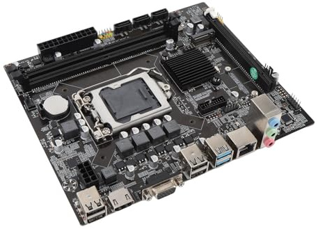 VBESTLIFE H110 Computer Motherboard, DDR4 USB3.0 M.2 Nvme Gaming Mainboard with VGA HD Display Interfaces, for LGA 1151 Celeron Core
