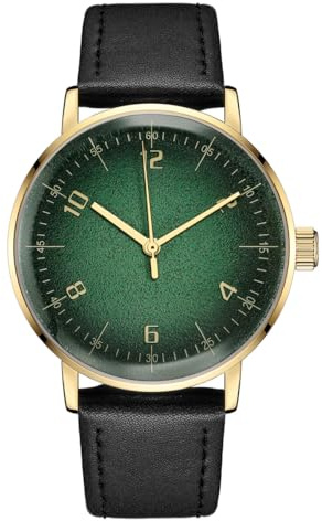 Boyarca Mechanische Vintage-Armbanduhr mit gewölbtem Glasspiegel, lässige und minimalistische manuelle Aufziehung, mechanische Uhr für Damen und Herren