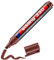 edding 330 permanent marker - brown - 1 pen - chisel tip 1-5 mm - waterproof, quick-drying, smear-proof pens - for cardboard, plastic, glass, wood, metal and fabric