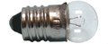 5x Glühlampe 6V, 0,2A, Fassung E10, Kugellampe
