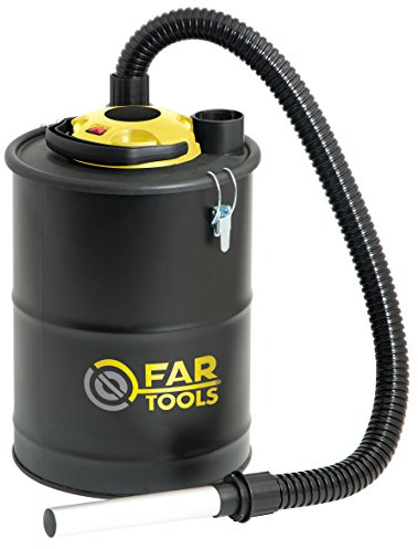Fartools AMF 18B Vide cendres motorisé 800 W 16 Kpa Cuve Métal Filtre cartouche