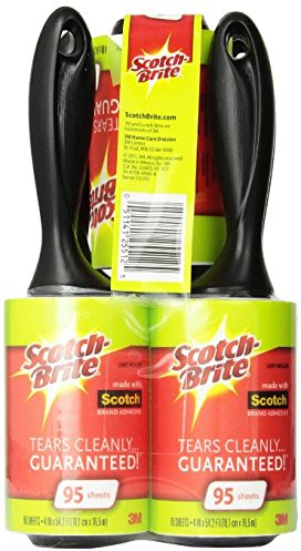 Scotch TM 3M Jumbo Fusselrollen, 95 Blatt, 10 Stück (insgesamt 950 Blatt)