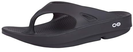 OOFOS OOriginal Recovery Sandal, Black - Women’s Size 14, Men’s Size 12