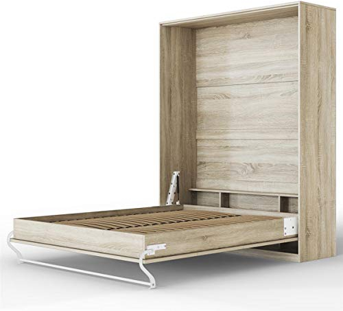 SMARTBett Schrankbett Standard Eiche Sonoma 160 Vertikal Standard