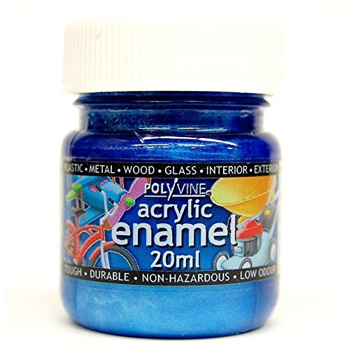 Polyvine Acrylic Interior Exterior Enamel Baltic Blue 50ml