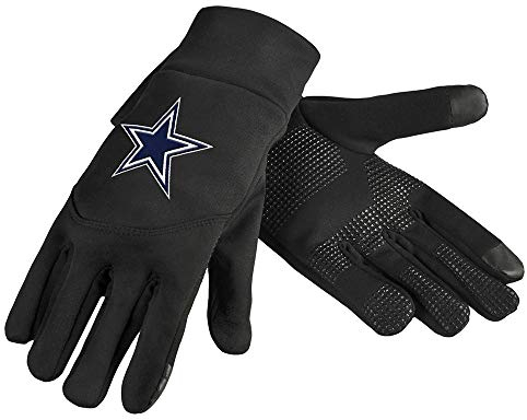 FOCO Unisex-Erwachsene NFL Team Logo High End Neoprene Texting Gloves Handschuhe, Dallas Cowboys-Blau, 9-2557