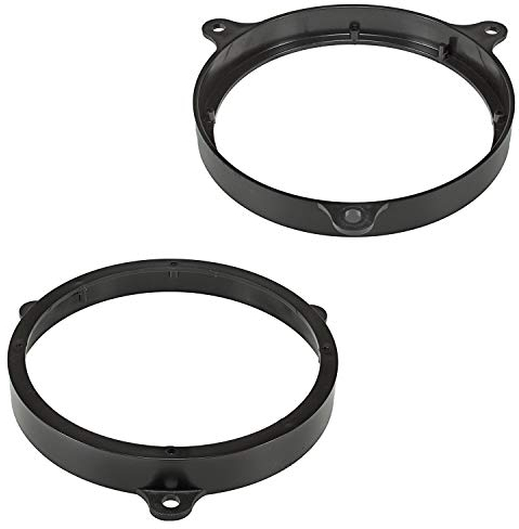 tomzz Audio 2855-002 Lautsprecherringe Adapter Halterungen kompatibel mit Toyota Yaris Avensis Corolla für 165mm DIN Lautsprecher