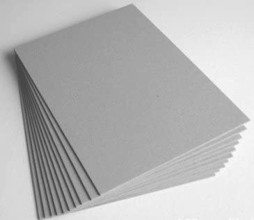 100 X Greyboard Craft Card A3 1000 Micron 750gsm