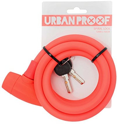 Urban Proof Spiral SperrenSchloss, Matt Coral Pink, Einheitsgröße