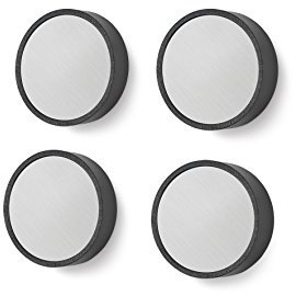 ZACK 30769 MONOR Magnete, Set/4, Edelstahl matt