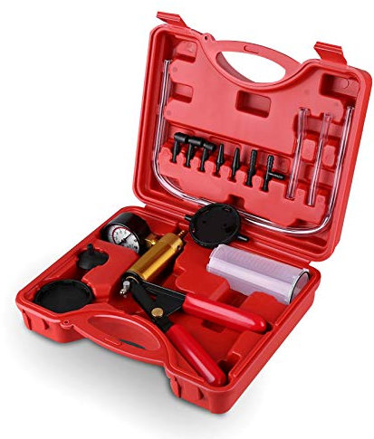 Pompe Manuelle à Dépression pour Voiture Ensemble de testeur de Purge de Frein à Main Pompe Manuelle à dépression Pompe à Vide Manuelle Kit testeur et Pompe Vide 760mm