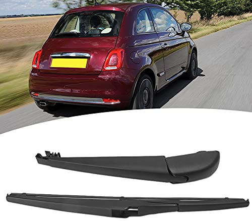 Heckwischer Auto, Auto Heckscheibenwischer Heckscheibenwischerarmsatz 68079870AA Ersatz für FIAT 500 2012-2019 Heckscheibenwischerarmmontagezubehör