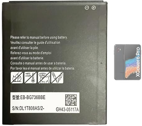 Aousavo EB-BG736BBE Replacement Battery Compatible with Galaxy Xcover 6 Pro (G736B)