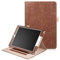 Dasaja Cuero Caso Cubrir con 3 Cargo Stand para iPad Air 1/Air 2/9.7 (2017)/9.7 (2018)/9.7 (2018), Marrón