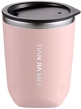 Botellas de agua de gimnasio para hombre, 300 ml, taza de café aislada, taza térmica para hombres y mujeres, delicada taza portátil, botellas de agua de vidrio reutilizables