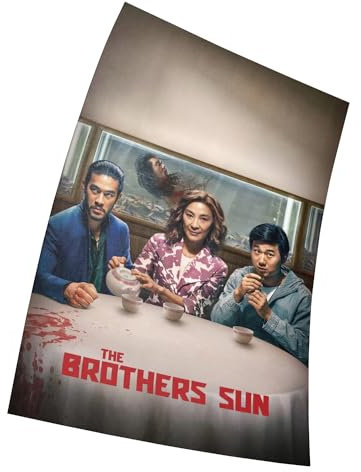 The Brothers Sun 2024 TV Poster Größe 11 x 17 Dekorative Rahmenloses Kunst Geschenk (28 x 43 cm) Leinwand Poster