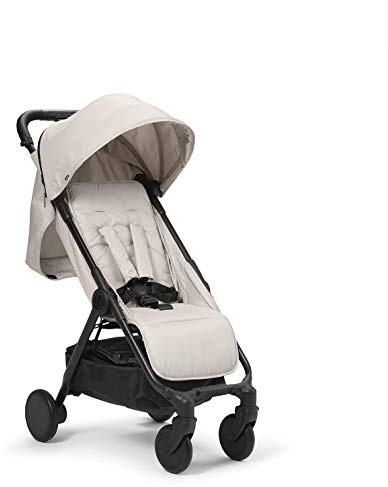 Elodie Details Mondo Stoller® Kinderwagen von Geburt bis 4 Jahre (22 kg) – flache Liegeposition, einhändig zusammenklappbar und lenkbar, leichter Reisebuggy in Kabinengröße – Moonshell