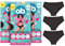 o.b. Periodenslip (3 Stück), wiederverwendbare Periodenunterwäsche bei starker Periode, Menstruationsunterwäsche für bis zu 12 Stunden Auslaufschutz, erhältlich in den Größen XS/S, M/L, XL/XXL