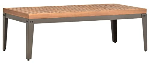 RAUGAJ Furniture Home Tools Gartentisch Couchtisch 110x55x36cm Akazienholz massiv