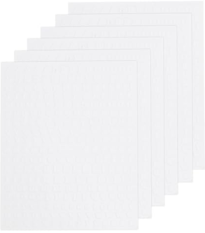 QUARKZMAN 6 Blatt 3D Nagelsticker mit Englischen Buchstaben A-Z, Selbstklebende Nail Art Sticker, Nagel Aufkleber, Nageldesign Zubehör, Handyhüllen DIY Dekorationen (Weiß)