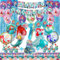Meerjungfr Geburtstag Deko 7 Jahre, 57 Stück Meerjungfrau Party Luftballons Set, Ariel Geburtstagsdeko, Meerjungfrau Kuchen Topper, Meerjungfrau Folienballons, Meerjungfr Kindergeburtstag Deko