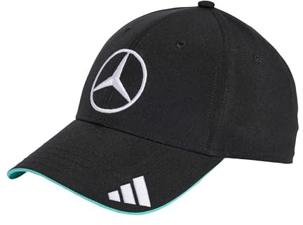 Adidas Unisex Mercedes - AMG Petronas Formula ONE Team Driver Cap, Black/White, L