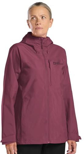 Jack Wolfskin Damen Tempest 2l Jkt W, Raisin, L EU