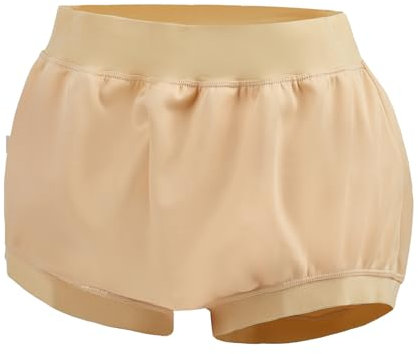 AQX Gummihosen für Erwachsene Inkontinenz, wiederverwendbare Inkontinenz Windelhose Gummihose Unterwäsche, hohe Taille auslaufsicher saugfähig Pvc Windelhosen (M)