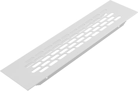 Air Vent Aluminium Plinth Grill Ventilation for Build-in appliances Kitchen Units Plinth Furniture House 245x60mm Air Flow Circulation (Aluminium)