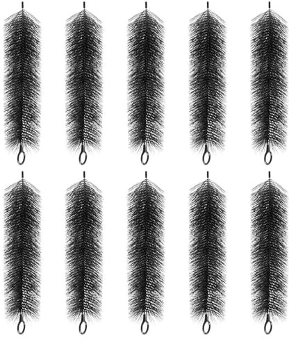 Jrifedptry 10 spazzole in acciaio inox per acquario, filtro per acquario e laghetto, filtro biochimico