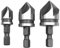 3pcs 1/4 Hex Shank 12mm/16mm/19mm Countersink Drill Bit For Wood & Soft Materials - Wood Working, PVC, Aluminium, Copper