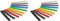 Goobay 72513 Kabelmarkierer Clips mit Ziffern 0-9 / Für 2,8-4,6 mm Kabeldurchmesser/Kabelmarkierung in 10 Farben / 100 Kabelmarker farbig/Aderkennzeichnung / 2,5mm (Packung mit 2)
