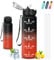 Gourde 1l, Gourde Sport, Anti Fuite, Gourde Graduée pour 1 Journee, Facile à Transporter, Gourde Motivation, avec Marqueur de Temps, Bouteille avec Verrou de sécurité, pour Yoga, Randonnée, Aptitude