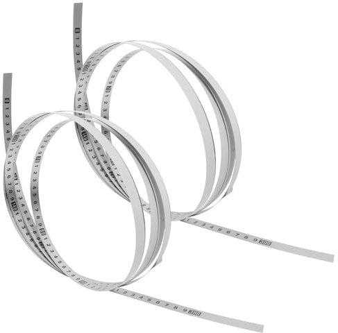GARIOUANS 2rotoli Misurazione Autoadesivo Per Falegnameria Righello Sticky Per e Progettazione