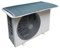 LXRHLIKG Copri Condizionatore da Esterno, Magnetica Copri Climatizzatore Esterno, Copertura Pompa di Calore Antirumore Resistente d'Aria per Tutte Le Condizioni Atmosferiche(Gray,90x40cm/35x16in)