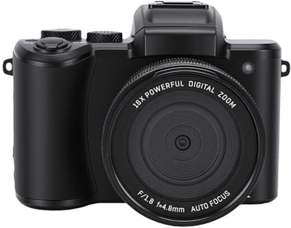 Topiky Videocamera Professionale 8K Zoom Digitale 16X 88MP WiFi Autofocus Fotografia Camara per Streaming Live