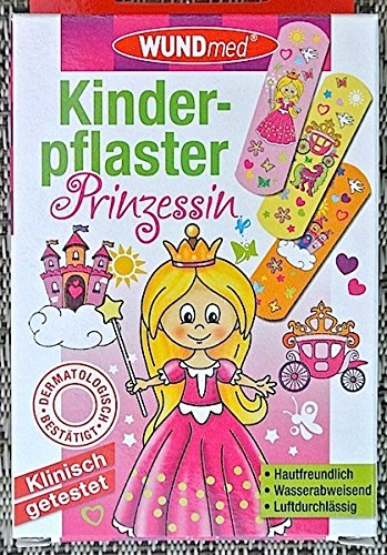 WUNDmed® Pflaster 10 Stück Motiv-Pflaster klinisch getestet (Prinzessin)