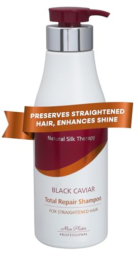 Total Repair Shampoo for Straightened Hair - Salt-Free, Enhances Straightening Treatment Results, Adds Shine & Vitality, Salt/SLS-Free, Straight Hair Shampoo 250ml