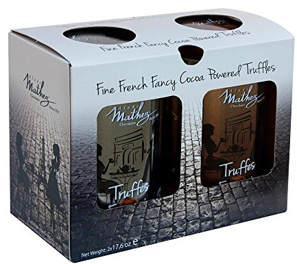2x500g Chocolat Mathez Fine French Cocao Powdered Chocolate Truffles Fantaisie