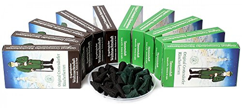 Crottendorfer Original Räucherkerzen - 10x24 Sparpack - Weihnachtsduft und Tannenduft Erzgebirge