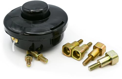 Various 2 Line Bump Feed Head & Adaptor Bolts Strimmer & Brushcutter