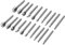 Yakamoz 2 Set of 10pcs 3mm 1/8 Inch Shank HSS Routing Router Bits Burr for Dremel Rotary Engraving Wood Working Tool