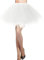 DRESSTELLS Karneval Kostüm Tüllrock Tütü Rock Fasching Cosplay Röcke Kurz 80er Party Unterrock Ballett Tanzkleid Petticoat Ivory M