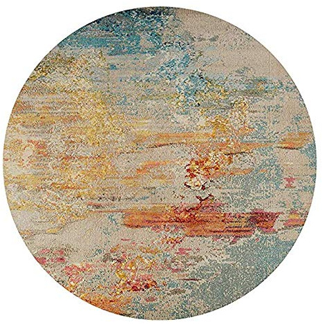 Teppich Nordic Runder Teppich Modernen Minimalistischen Hängenden Korb Drehstuhl Teppich Wohnzimmer Schlafzimmer Matte (größe : 300cm)