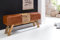 KADIMA Design Sitzbank Turnbock Braun 120 cm Leder Springbock Klappfach Turnhocker